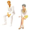 thumbnail image 4 of Figuras a escala 1:64, escena sentada con escritorio y silla para tren, jardín de hadas, diseño de proyectos DIY, Diorama, 4 of 9