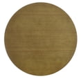 thumbnail image 5 of 31.5" Round Coffee Table, Modern Minimalist Black Circle End Table with Solid Wood Legs and Cross Base for Living Room Office,Brown+Yellow, 5 of 9