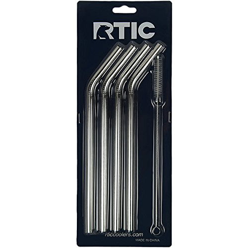 RTIC Stainless Steel Straws 4 Pack 