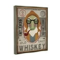 thumbnail image 3 of Stupell Industries Vintage Whiskey Logo Sign Graphic Art Luster Gray Floating Framed Canvas Print Wall Art, Design by Ryan Fowler, 3 of 6