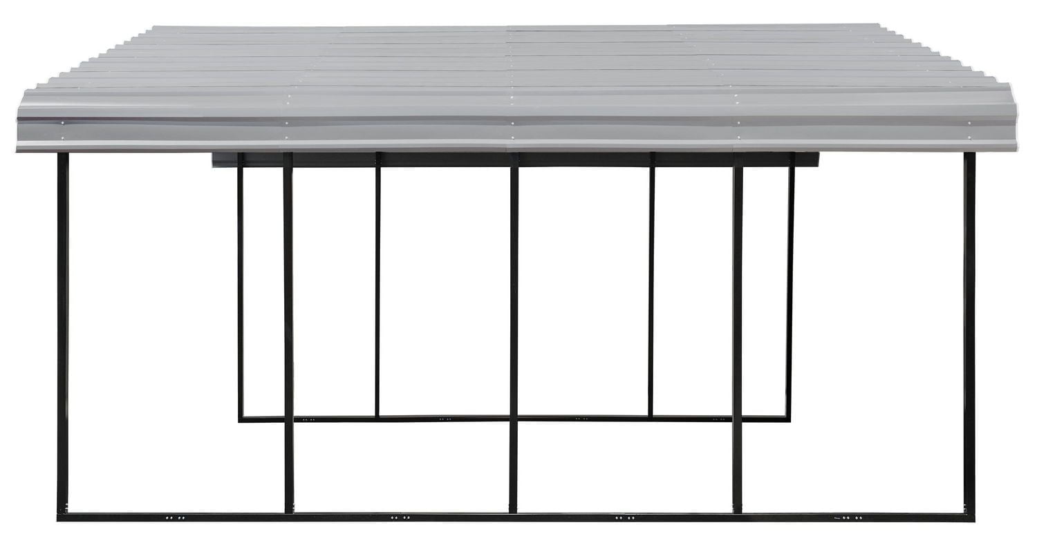 Arrow Carport 20 ft. x 20 ft. x 9 ft. Eggshell