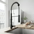 thumbnail image 4 of VIGO Laurelton Pull-Down Spray Kitchen Faucet With Soap Dispenser In Matte Black, 4 of 10