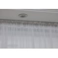 White Sheer Curtains 84 Inches Length 2 Panels Set Sheer White Curtains ...