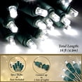 thumbnail image 2 of Holiday Essence 60 Led Mini Christmas Lights, Cool White - Professional Grade For Indoor & Outdoor Use - Energy Efficient Led Bulbs With Green Wire - Ul Listed, 2 of 3