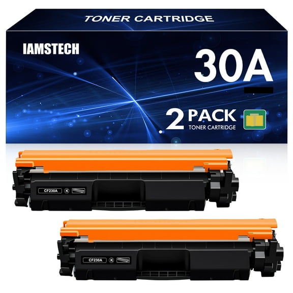 30A 30X Toner Cartridge Compatible for HP 30A 30X CF230A CF230X for LaserJet Pro MFP M227fdw M227fdn Pro M203dw M203d M203dn High Yield Printer (Black 2-Pack)