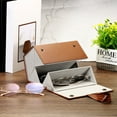 thumbnail image 6 of Sunglasses Organizer 6Slot, 2 Pack Travel Brown Eyeglasses Cases, Multiple Pairs Eyeglasses Storage Sunglasses Holder, 6 of 6