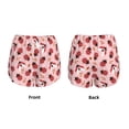 thumbnail image 3 of Balery Cute Ladybugs 1 Pantalones cortos deportivos para mujer con forro y dos bolsillos, elásticos, para entrenamiento, gimnasio, yoga-Small, 3 of 7