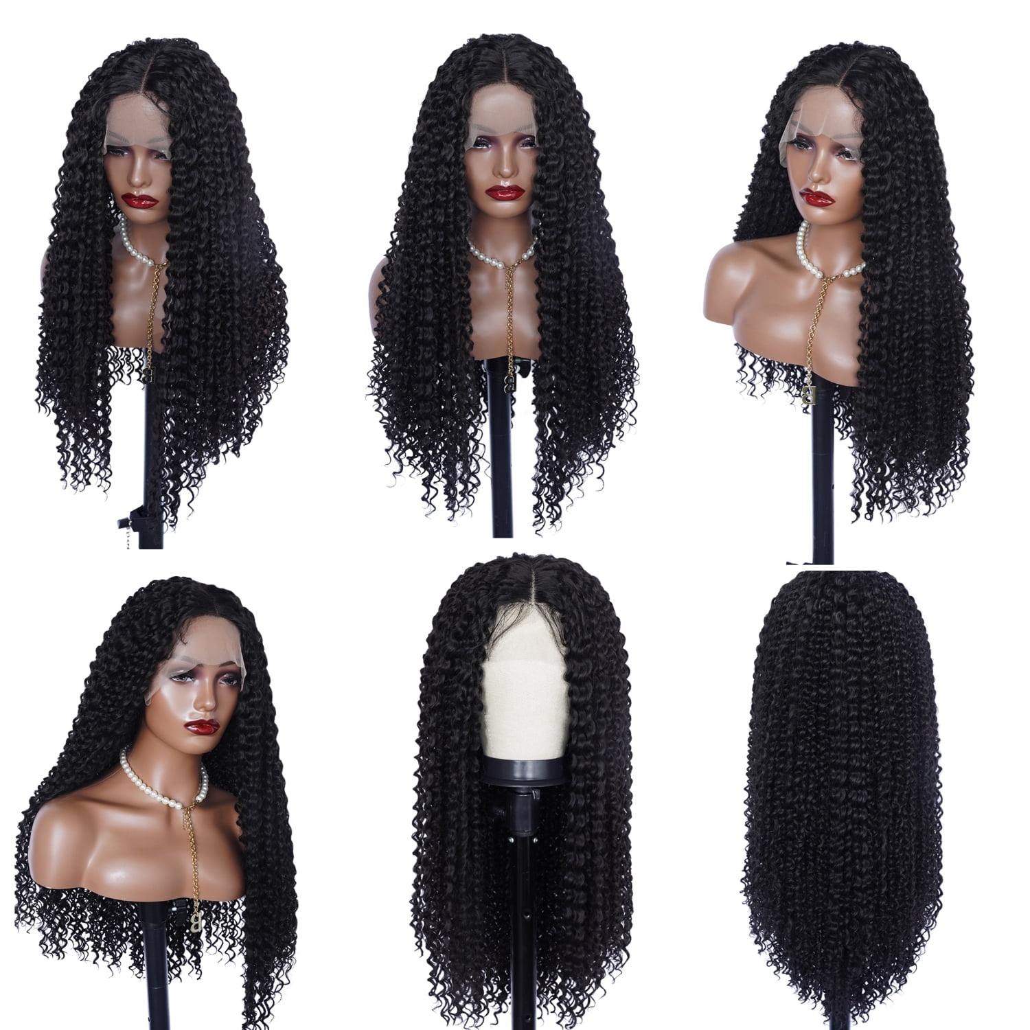 28 Inch Deep Wave Lace Front Wigs Human Hair Hd Lace Frontal Wigs For Black Women Hair 13x6x1 Transparent Lace 250%
