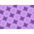 thumbnail image 1 of Ahgly Company Machine Washable Indoor Rectangle Transitional Violet Purple Area Rugs, 6' x 9', 1 of 7