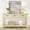 Oak, variant on Gaderth Console Table with 3 Drawers & Open Storage Shelf, 2-Tier Entryway Sofa Table, Suits Living Room, Hallway, Foyer, or Behind Couch