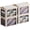 Beige, variant on Pack Clothes Storage Bins with Metal Frame -  Stackable Storage Box with Lid，Foldable Storage Container Organizer for Clothes，Linen Fabric Storage Box with Clear Window＆Zippers＆Handles