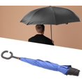 thumbnail image 5 of VEEKI Innovative Inverted Reverse Umbrella, Long Handle Traight Pole Umbrella with C Shaped Handle Rust Proof Upside Down Umbrellas for Outdoor24059975, 5 of 5