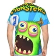 thumbnail image 7 of My Singing Monsters Men's Short-Sleeve T-Shirt Summer Casual Tee Top Breathable Crewneck T-Shirt 3x-Large, 7 of 7