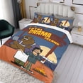 thumbnail image 3 of Isla del Drama Total Conjunto de sábanas temático, trío de piezas, cómodo y amigable con la piel, diseño único, regalo de decoración para el hogar para familiares, amigos y fans,173cm *218cm, 3 of 6