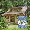 thumbnail image 2 of Sm:)e Summer Garden Flag 12 x 18 Inch Double Sided, Hydrangea Seasonal Farmhouse Yard Outdoor Banner, 2 of 6