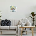 thumbnail image 3 of Stupell Industries Blue Bouquet Watercolor Botanical & Floral Painting Black Framed Art Print Wall Art, 12 x 12, 3 of 9