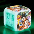 thumbnail image 3 of Reloj despertador Dragon Ball Z Goku, reloj cuadrado con siete colores cambiantes, reloj impreso Digital 3D, despertador para niños y adolescentes, regalo para niños, 3 of 5