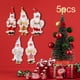 thumbnail image 5 of 5 Pieces with Skateboard Standing santa Statue Trendy Figurine Christmas Doll, for Holiday Party Display Indoor Living Room Fernando Muñeco de Papá Noel, 5 of 7