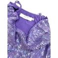 thumbnail image 5 of ASTR The Label Women's Starla Allover Sequin Strappy Midi Dress (X-Small, Lilac), 5 of 5