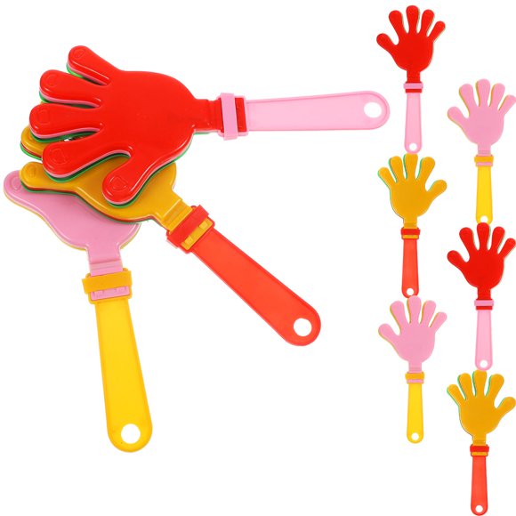 LIFKOME Noise Maker For Sporting Events Hand Clappers Plastic Noise Maker Assorted Color 20Pcs