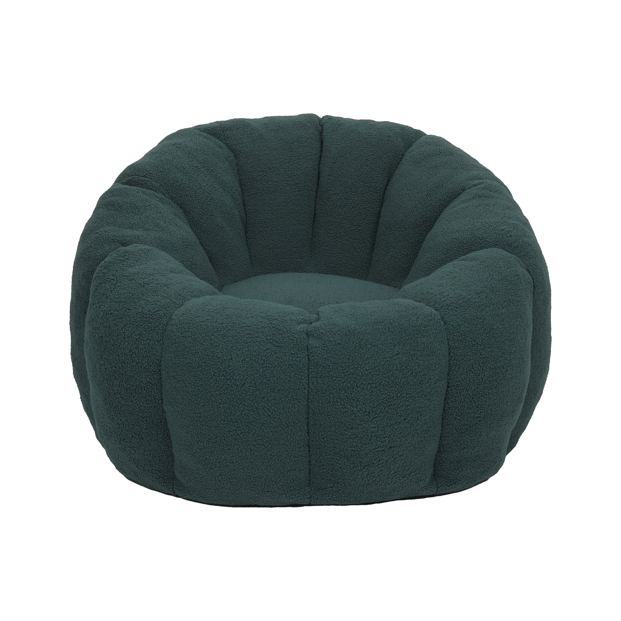 Jopath Bean Bag Chair for Adults and Kids,Oversized Bean Bag Sofa with Armrests Stuffed High-Density Foam,Lazy Sofa Floor Sofa for Living Room Bedroom,Green