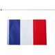 thumbnail image 4 of UEFA EURO France Flag French Small Stick Mini Hand Held Flags Decorations 1 Dozen (12 pack), 4 of 5