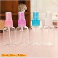 thumbnail image 2 of Botellas de spray, 20/30/50 ml Conjunto de botella de atomizador de viaje de plástico transparente de niebla fina vacía, pequeños contenedores de recargables para maquillaje 30ml Sunnimix Botella de spray vacía de perfume, 2 of 3