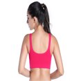 thumbnail image 6 of Women Girl's Sports Bras Racerback Bra Seamless Wireless Underwear Bra Full Coverage Outdoor, 6 of 6