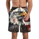 thumbnail image 1 of Balery Retro American Eagle A Traje de Baño Estilo Hawaiano para Hombre, Shorts de Secado Rápido con Bolsillos-X-Large, 1 of 6