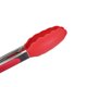 thumbnail image 2 of 1 paquete de pinzas de acero inoxidable con puntas de silicona, pinzas antiadherentes para cocina, barbacoa, cocina, parrilla, buffet, bistec, fideos, ensalada, color rojo kaili Sencillez, 2 of 5