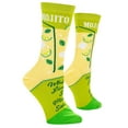 thumbnail image 5 of Cool Socks, Colorful Funny Novelty Prints, Cute Socks for Women, Mojito Recipe, 5 of 6