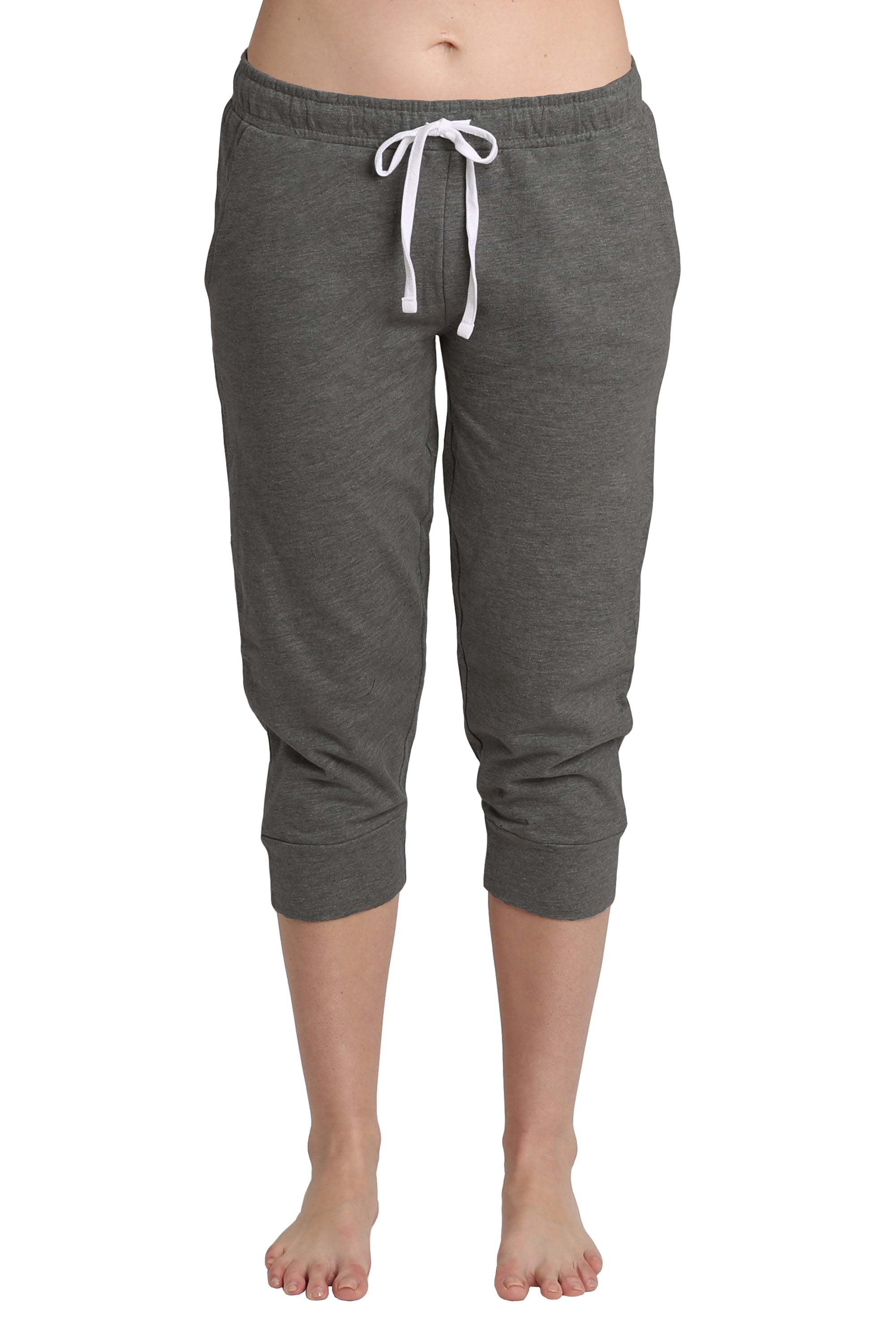LaClef Womens Maternity French Terry Sweatpants 