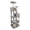Light Gray, variant on Costway 70” Cat Tree for Indoor Cats with Padded Top Perch, Dual Condos, Hammock, Platforms Light Gray