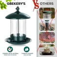 thumbnail image 4 of Comedero para aves Gbekery de metal para exterior, resistente a la intemperie, 900 g, 4 of 7