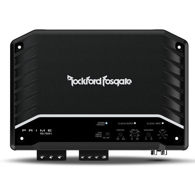 Rockford Fosgate R2-750X1 Prime Amplificateur de Subwoofer Mono 750 Watts