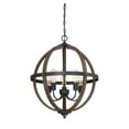 thumbnail image 3 of Trade Winds Lighting 5-Light Pendant Light In Wood, 3 of 6