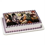 Naruto Uzumaki Kakashi Hatake Sasuke Uchilha Itachi Uchiha Edible Cake Topper Image ABPID06233