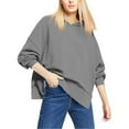 thumbnail image 1 of Yuyuzo Oversized Hoodies Womens Long Sleeve Casual Loose Sweatshirts Solid Color Cute Pullover Tops, 1 of 6