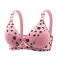 thumbnail image 2 of Hrsba Womens Summer Bra,Plus Size Bra for Womens,Women's Non-steel Lace Stitching Comfortable And Breathable Gathered Adjustable Bra Underwear, 2 of 3