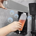 thumbnail image 4 of Steadline Wall Mounted Soap Dispenser - No Drill 10ML Capacity Liquid Soap Dispenser - Push Type Bathroom and Kitchen Organizer with Refillable Bottle, 4 of 6