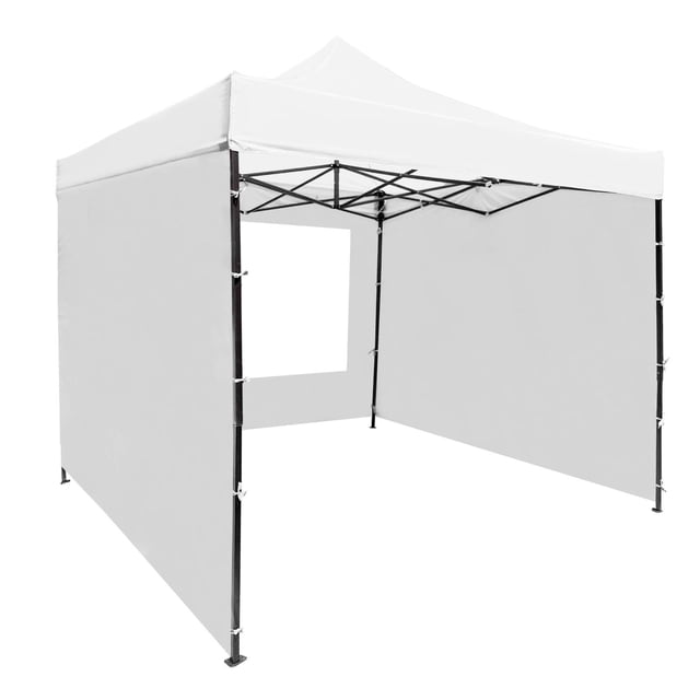 Carpa Toldo con Paredes Lona 3m X 3m Plegable Impermeable blanco SKY GREEN HJTPT3030003