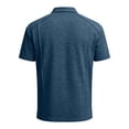 thumbnail image 6 of Zimjoy Men's Cotton Polo Shirts 3-Button Henley Neck Short Sleeve T Shirts Summer Casual Classic Tops, Navy L, 6 of 6