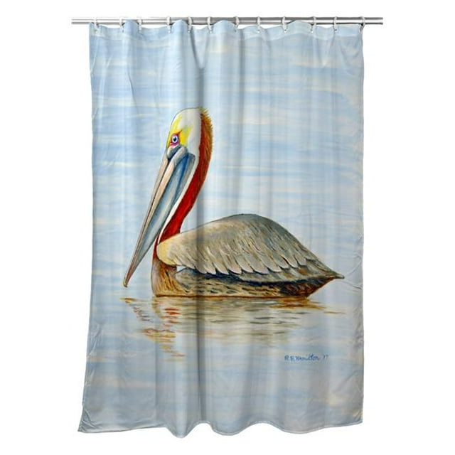 Betsy Drake SH807 Rideau de Douche Pélican d'Été de 70 x 72 Po