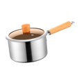 thumbnail image 1 of DOLITY Milk Pan 2.5L Cookware Multifunctional Sauce Pan for Cooking Restaurant Home pot with glass lid, 1 of 9
