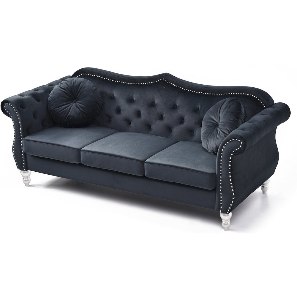 Glory Furniture Hollywood Sofa in Black Color