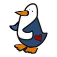 thumbnail image 2 of CafePress - Penguin Heart Mugs - 11 oz Ceramic Mug - Novelty Coffee Tea Cup, 2 of 4