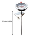 thumbnail image 3 of VerPetridure High Temperature Deep Fryer Thermometer Food Grade 304 Stainless Steel Oil Temperature Gauge/Candy Thermometer, 3 of 4