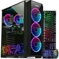 thumbnail image 1 of PC de Jeu - Processeur Intel Core i7 - GeForce GTX 1650 GDDR5 - 32 Go de RAM - SSD 512 Go - Windows 11 Pro - Wi-Fi, 1 of 9