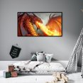 thumbnail image 3 of Cuadros Decorativos Taladro redondo completo Dragon Spitfire Diamond Painting Rhinestone Crafts (Y404) Wdftyju embutido en tela, 3 of 9