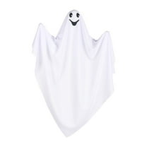PEIBang Halloween White Ghost Decorations 12.00 Inch Spooky Hanging Ghosts for Indoor Outdoor Porch Patio Yard Party Decor